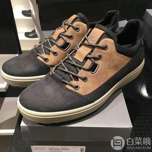 多色多碼，ECCO 愛步 柔酷7號(hào) Tred 男士真皮休閑鞋450254