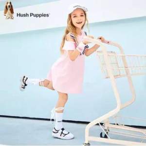Hush Puppies 暇步士 2020夏装新款花边洋气韩版公主裙（105~170码）4色