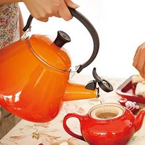 Le Creuset 酷彩 kone系列 锥形铸钢珐琅烧水壶（带鸣笛）1.6L