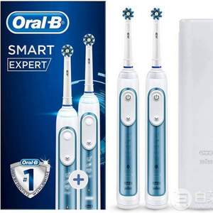 降￥180、折合￥370/支，Oral-B 欧乐B Smart Expert 智能电动牙刷套装 2支