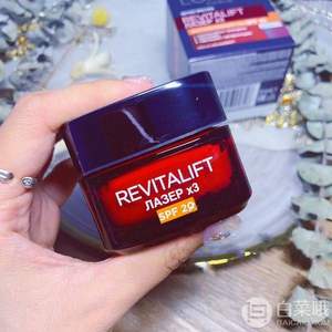 L'Oréal Paris 欧莱雅 Revitalift Laserx3 复颜光学紧致嫩肤去皱日霜（SPF20）50ml 