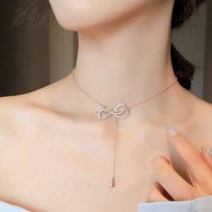 Swarovski 施華洛世奇 LIFELONG BOW 鏈墜蝴蝶結(jié)項鏈 5447082