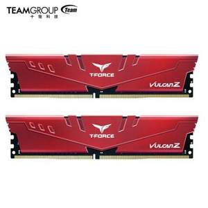 0点开始，Team 十铨 火神系列 DDR4 3200 16GB(8GB*2) 台式机内存条