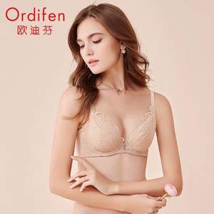 Ordifen 歐迪芬 薄款聚攏精致蕾絲邊刺繡文胸XB0323