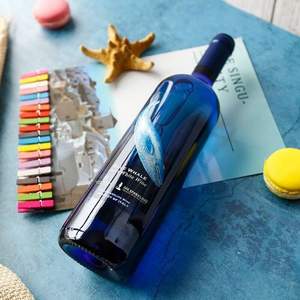 意大利进口，蓝海之鲸 甜白微起泡葡萄酒750ml*3件+凑单品