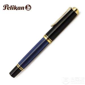 Pelikan 百利金 Souveran帝王系列 M800 18K金钢笔 黑蓝色 F尖