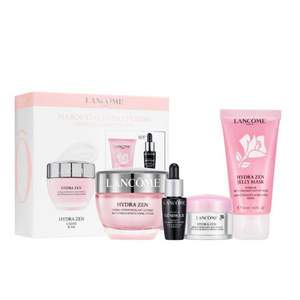 包稅！LANCOME 蘭蔻 水份緣舒緩凝霜50ml+小黑瓶7ml+面霜15ml+面膜50ml