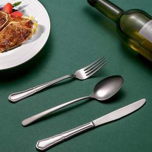 MINISO 名创优品 304食品级不锈钢刀叉勺3件套