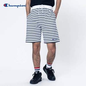 日版 Champion 冠军牌 C3-P502 男士条纹休闲短裤