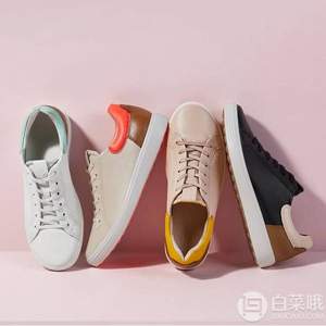2020年新款，ECCO 爱步 Soft 7 Street 柔酷7号 女士拼色运动休闲鞋470093