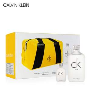 Calvin Klein 卡文克莱 ONE 卡雷优香水节日礼盒2019款（100ml+10ml+化妆包）