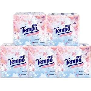 Tempo 得寶 限定版櫻花印花手帕紙 4層*7張*12包*5組（共60包）