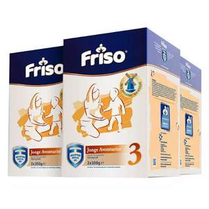 0点开始，Friso 美素佳儿 荷兰版 婴儿配方奶粉 3段  700g*3盒装