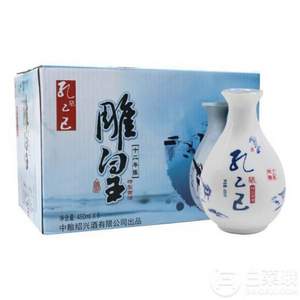 中粮出品，孔乙己 十二年陈 冬酿花雕酒 半干型 12度 450ml*6瓶