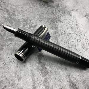 0点开始，Pelikan 百利金 Souveran帝王系列 M805 18K金钢笔 F尖 黑条纹白夹