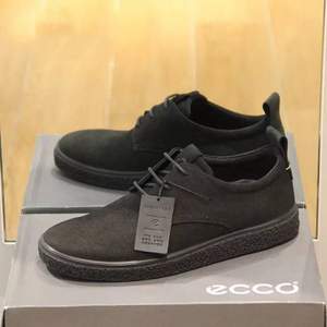 UK9/10碼，ECCO 愛步 Crepetray酷銳系列 男士系帶休閑鞋200354 