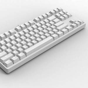 GANSS 高斯 GS87D 蓝牙双模版 机械键盘（Cherry茶轴、PBT、白光）