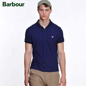 低过海淘，英国皇室御用品牌 Barbour 巴伯尔 男士纯棉POLO衫 多色