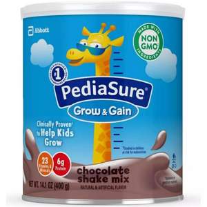 美国雅培 PediaSure 小安素助成长婴幼儿营养奶粉 巧克力味 400g*3罐
