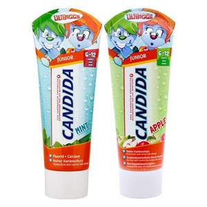 瑞士销量第一国民牙膏品牌，candida 儿童换牙期含氟防蛀牙膏 75ml*2支