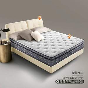 AirLand 雅蘭 米蘭 北歐簡約牛皮軟床+威斯汀護(hù)脊床墊 多規(guī)格