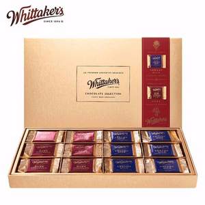 新西兰进口，Whittaker's 惠特克 巧克力礼盒装252g 送精美礼袋