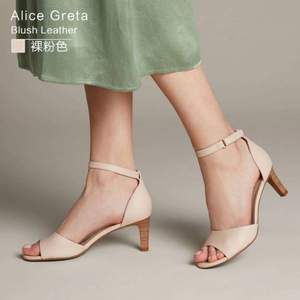 2020春夏新款，Clarks 其乐 Alice Greta 女士细跟鱼嘴高跟凉鞋