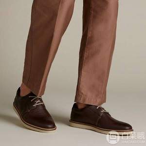 42.5码，Clarks 其乐 Grandin Plain 男士真皮系带鞋