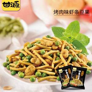 甘源牌 烤肉味豆果虾条 100g *5件