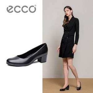 多码，ECCO 爱步 Shape M35 型塑 女士真皮浅口单鞋 273003