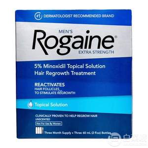 Rogaine 落健 诺地尔酊男用生发液60ml*3瓶