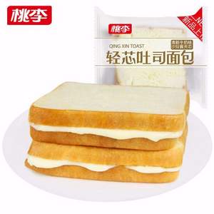 桃李 輕芯吐司面包600g