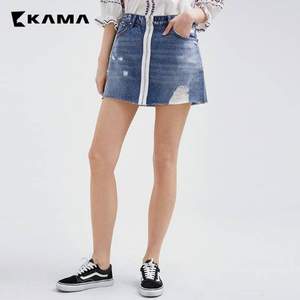線下實(shí)體有售，KAMA 卡瑪 女士高腰短裙 3款