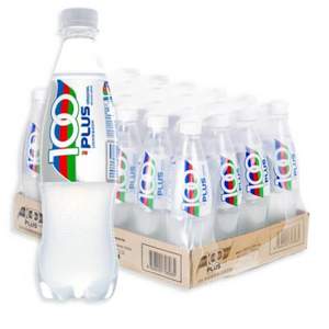 马来西亚进口，100Plus 冲劲 等渗电解质水 运动饮料500ml*24瓶*2件+凑单品