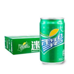 Sprite 雪碧 柠檬味 碳酸饮料 200ml*12罐/