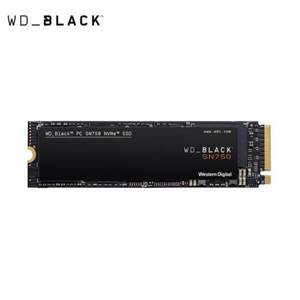 WD 西部数据 Black系列 SN750 M.2 NVMe 固态硬盘1TB 
