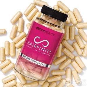 卡戴珊推薦，Hairfinity 復合維生素生發(fā)護發(fā)膠囊 60粒 贈洗護旅行裝