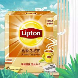 Lipton 立顿 韵香乌龙茶 1.8g*100包 赠杯子