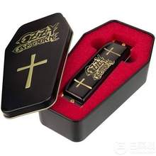 Hohner 德国和来 M666 Ozzy Osbourne限量手工签名口琴 棺材礼盒