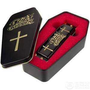 小降￥34，Hohner 德国和来 M666 Ozzy Osbourne限量手工签名口琴 棺材礼盒