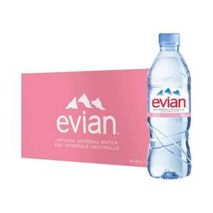 法国进口 evian 依云 矿泉水500ml*24瓶*3件