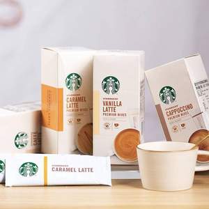 Starbucks 星巴克 卡布奇诺/拿铁速溶咖啡 4袋*2盒