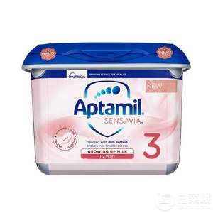 Plus会员，Aptamil 爱他美 粉金版婴幼儿奶粉 3段 800g/罐 英国版 *6件