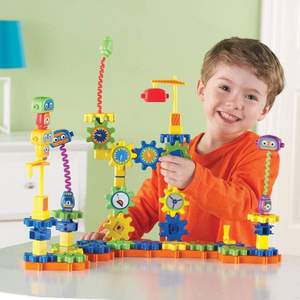 单件免邮，Learning Resources 机器人工厂儿童齿轮积木拼装玩具
