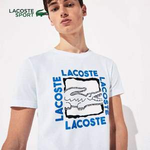 20春夏新款，LACOSTE 法国鳄鱼 3D印花短袖T恤 TH4887N1 3色同价