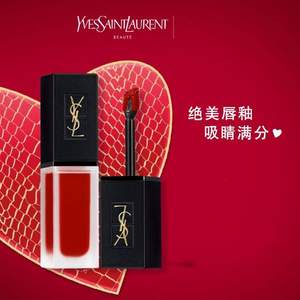 新品，YSL 圣罗兰 天鹅绒唇釉6ml  €22.33