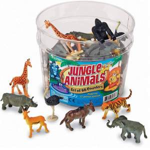 Learning Resources 丛林动物计数玩具 60只