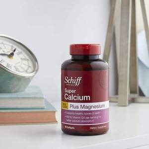 Schiff 旭福 高能液體VD鈣+鎂軟膠囊90粒*4件