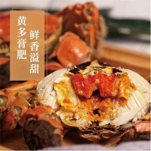 PLUS會(huì)員，陽(yáng)澄之王 大閘蟹 2566型禮券 公4兩母3兩 共8只