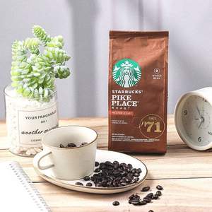 Starbucks 星巴克 Pike Place 中度烘焙研磨咖啡豆/咖啡粉 200g*6袋